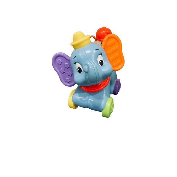 Fisher Price 2012 Dumbo Timothy Mouse Rollin Tunes Baby Toy Disney- WORKS - Picture 2 of 5